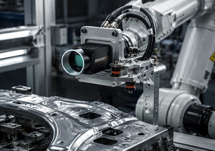 بینایی ماشین صنعتی بینایی ماشین PC-Based Machine Vision در صنعت خودرو کنترل کیفیت در صنعت خودرو بازرسی خودکار قطعات خودرو سیستم بینایی ماشین صنعتی هوش مصنوعی در تولید خودرو بازرسی جوش بدنه خودرو کنترل کیفیت رنگ خودرو تشخیص عیوب سطحی قطعات اندازه‌گیری ابعادی با بینایی ماشین Deep Learning در Machine Vision ردیابی قطعات خودرو (Traceability) خواندن کد صنعتی OCR و Data Matrix بازرسی سیستم ترمز خودرو کنترل مونتاژ در خطوط تولید هدایت ربات با بینایی ماشین بازرسی سه‌بعدی صنعتی کاهش ضایعات در تولید خودرو اتوماسیون بازرسی کیفیت